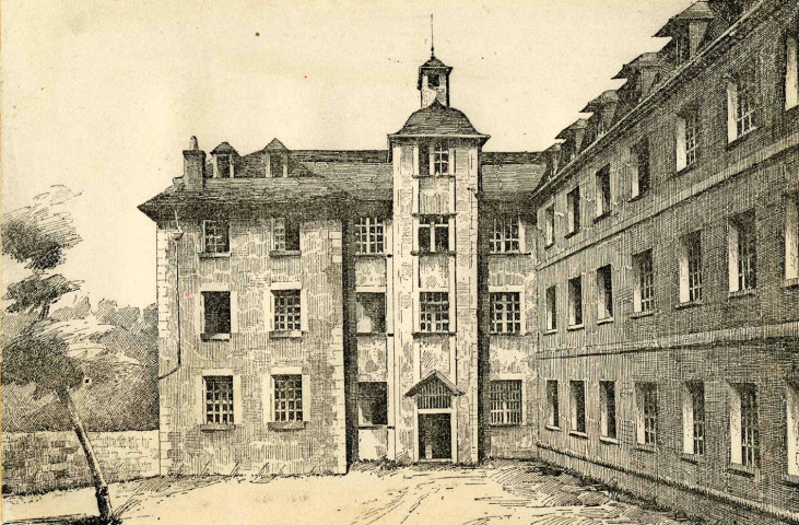 "Tulle :Couvent de la Visitation aujourd'hui l'Hôpital".