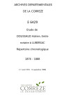 Répertoire chronologique : 11 août 1876-16 septembre 1888