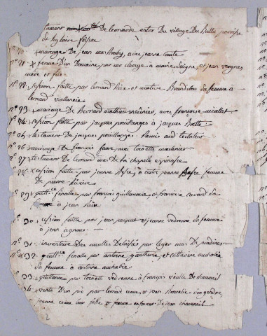 Répertoire chronologique : 24 août 1784-24 novembre 1831