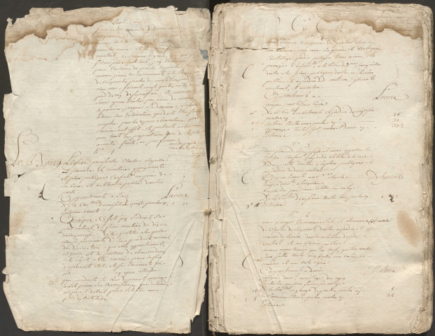 État général des fonds.