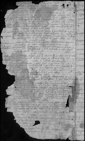 Baptêmes, mariages, sépultures (1664-1791)