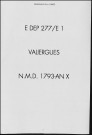 Naissances, mariages, décès (1793-1802)