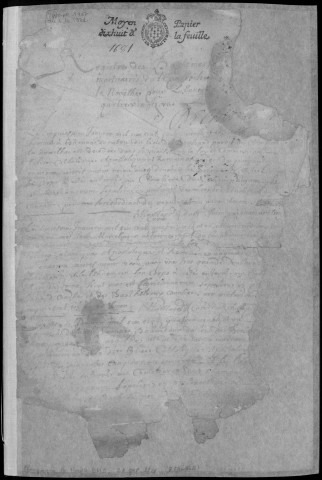 Baptêmes, mariages, sépultures (1681-1752)