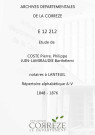 Répertoire alphabétique : A-V
