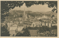 Tulle : "La douce France - 736 - Tulle (Corrèze) - Vue générale et la cathédrale".