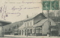 Uzerche : "La Corrèze pittoresque - 207 - Uzerche - La gare".