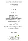 Répertoire alphabétique sur fiches : Eyrolle-Fargues