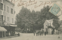 Bort-les-Orgues : "La Corrèze - Bort - La place Marmontel".
