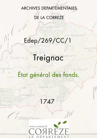 État général des fonds. 21 juillet 1747-16 septembre 1747
