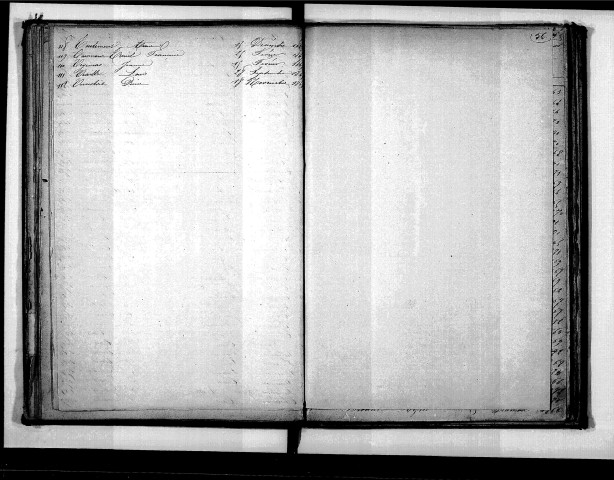 Tables décennales des décès (1863-1872)