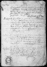 Baptêmes, mariages, sépultures (1642-1670)