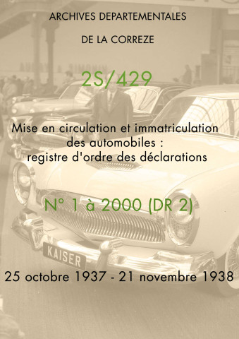 N° 1 à 2000 (DR 2)
