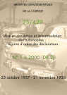 N° 1 à 2000 (DR 2)