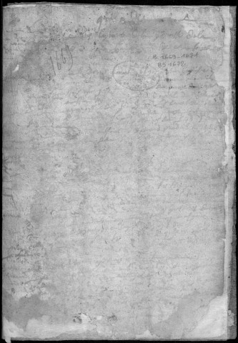 Baptêmes, mariages, sépultures (1669-1702)