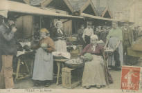 Tulle : "35 Tulle. - Le marché".