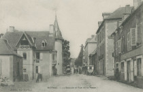 Meymac : "Meymac - La bascule et rue de la poste".
