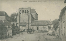 Perpezac-le-Blanc : "Corrèze - Perpezac-le-Blanc - L'église".