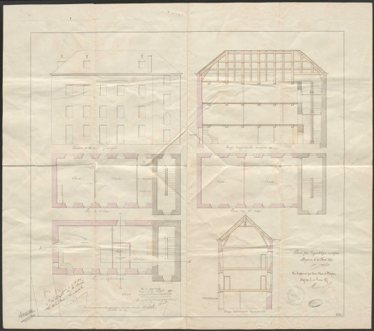 Construction scolaire et création d'une école au hameau du Vert.