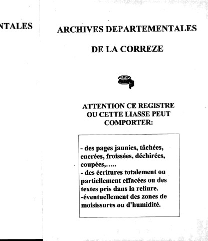 Naissances, mariages, décès (1863-1872)