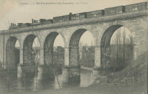 Saint-Pantaléon-de-Larche : "Corrèze - 4. St-Pantaléon-de-Larche - Le viaduc".