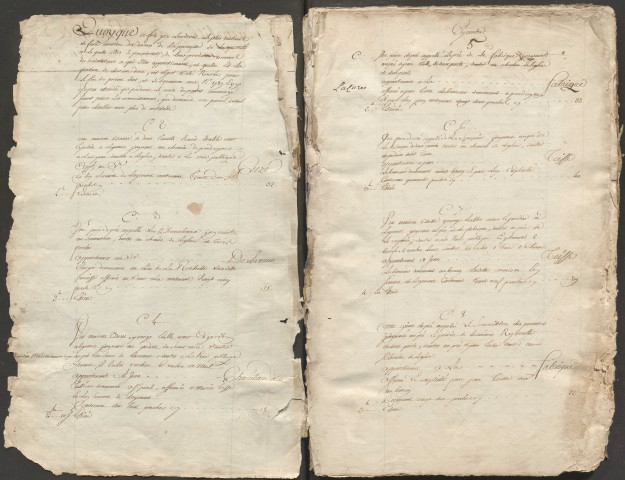 État général des fonds.