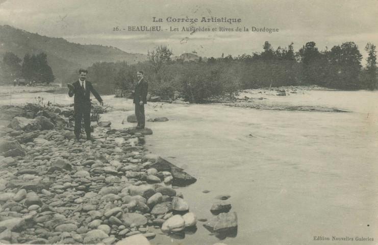 Beaulieu-sur-Dordogne : "La Corrèze artistique - 26. - Beaulieu - Les Aubarèdes et rives de la Dordogne".
