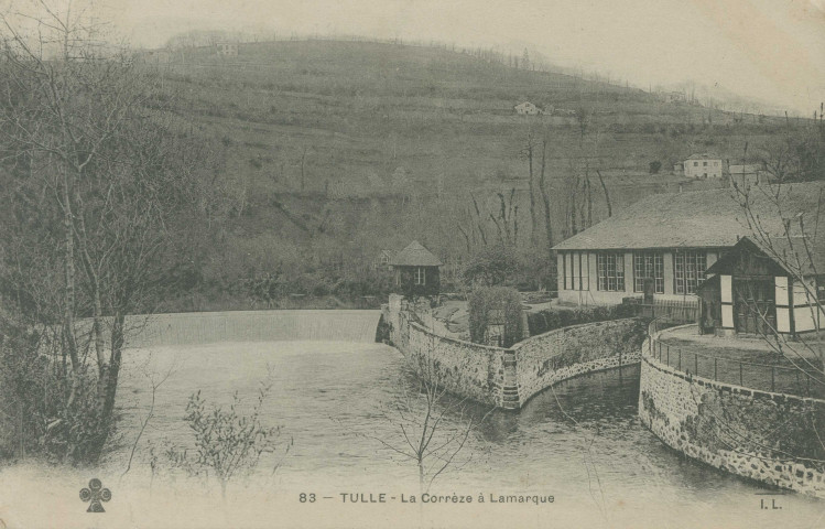 Tulle : "83 - Tulle - La Corrèze à Lamarque".