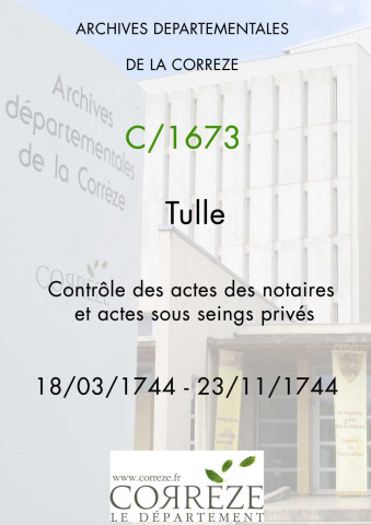 18 mars 1744-23 novembre 1744