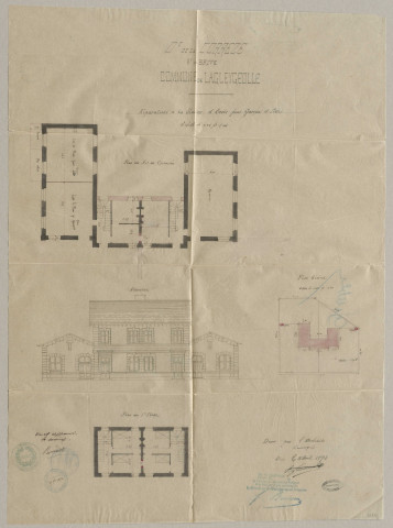 Maison d'école.