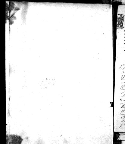 Naissances, mariages, décès (1833-1842)