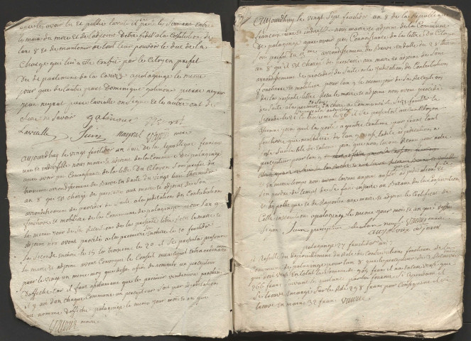 Délibérations du conseil municipal. 20 juin 1800-8 novembre 1815
