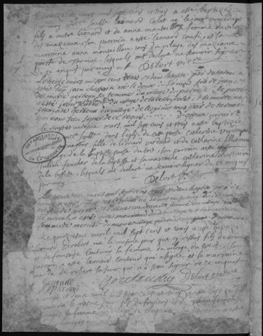 Baptêmes, mariages, sépultures (1703-1730)