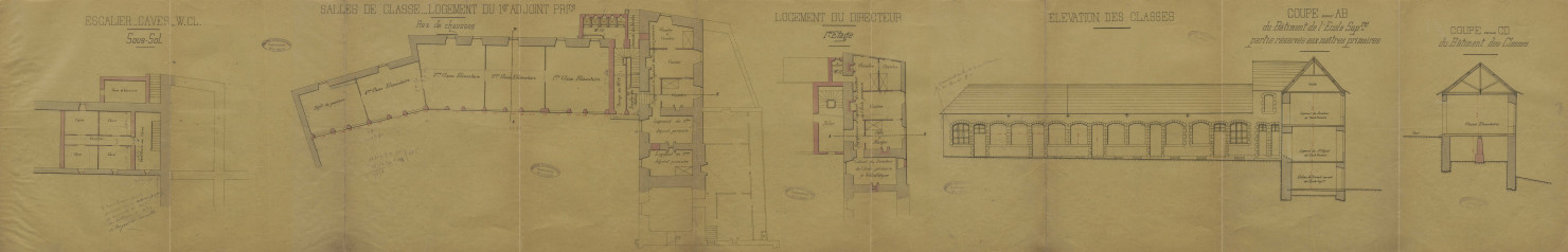 Achèvement des travaux de l'école primaire supérieure et de l'école primaire élémentaire.