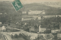Tulle : "19 Tulle - Pont de la Barrière et Ecole supérieure des jeunes filles".