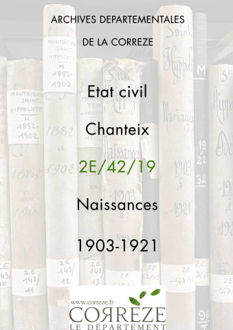 Naissances (1903-1921).