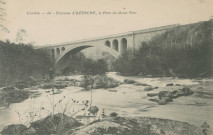Uzerche : "Corrèze - 66 - Environs d'Uzerche, le pont du Gour-noir".