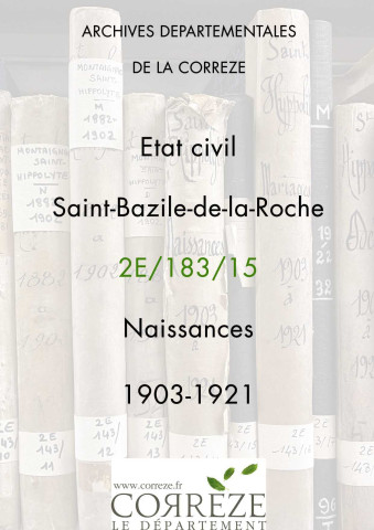 Naissances (1903-1921).