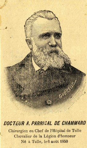 Portrait d'Elie Hippolyte Léon Alfred Parrical de Chammard.
