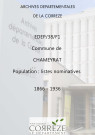 Population : listes nominatives (1866-1936), mouvements de population (1895).