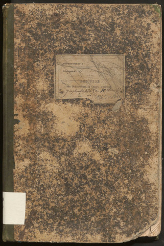 Délibérations du conseil municipal. 07 septembre 1865-12 janvier 1873
