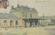 Tulle : "Corrèze - 238 - Tulle, la gare".