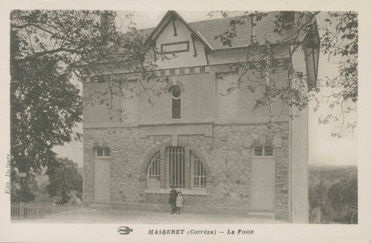 Masseret : "Masseret (Corrèze) - La poste".