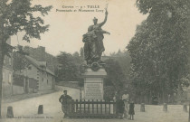 Tulle : "Corrèze - 9 - Tulle - Promenade et monument Lovy".