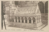Aubazine : "7 . La Corrèze pittoresque - Aubazine - Intérieur de l'église, tombeau de Saint-Etienne".