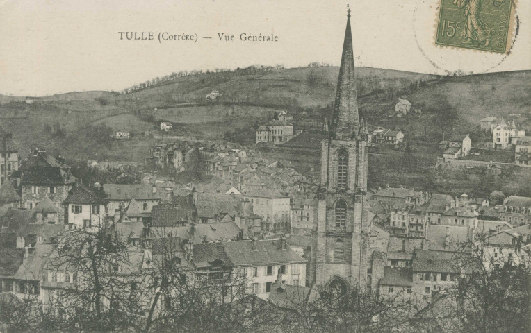 Tulle : "Tulle (Corrèze) - Vue générale".