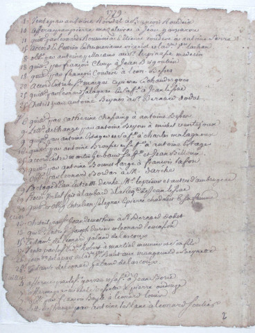 Répertoire chronologique : 12 février 1779-21 janvier 1806