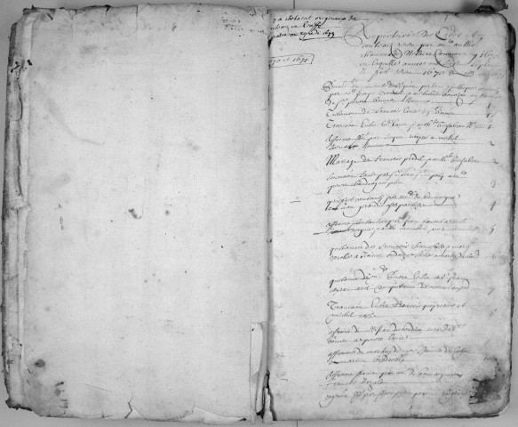 Répertoire chronologique : 1670-1705