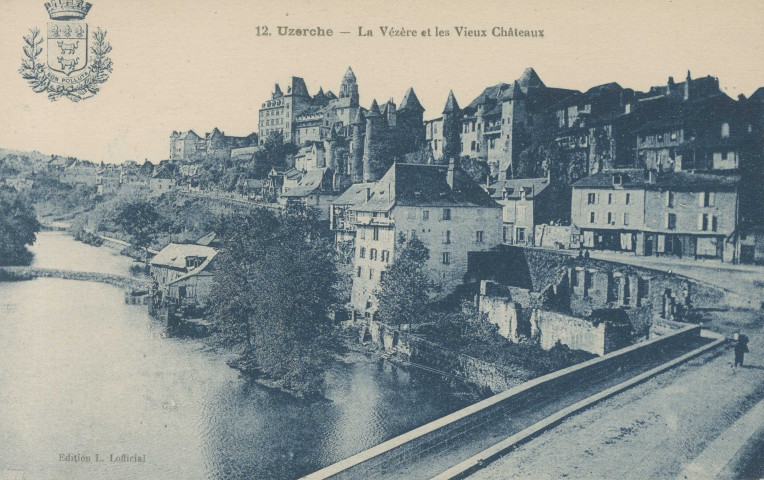 Uzerche : "12. Uzerche - La Vézère et les vieux châteaux".