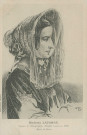 Madame Lafarge - d'après la lithographie d'Emile Lassalle 1840 - Musée de Brives".