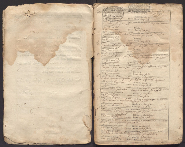 1er septembre 1700-20 septembre 1701